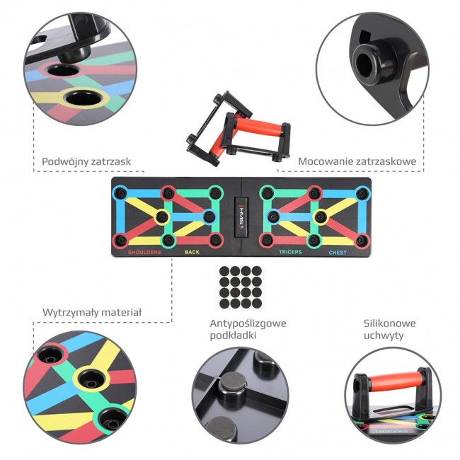 MULTIFUNCTIONAL PUSH UP BOARD HMS PU12