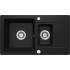 1.5-bowl granite sink with drainer 1.5-bowl granite sink with drainer