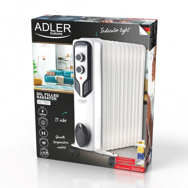 Oil heater ADLER AD 7817 11 fins Oil heater ADLER AD 7817 11 fins