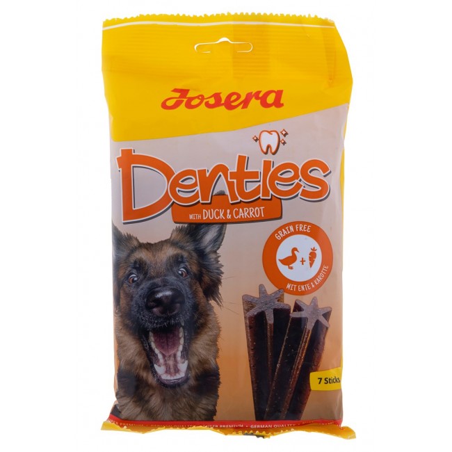 JOSERA Denties Duck with carrot - Dog treat - 180g JOSERA Denties Duck with carrot - Dog treat - 180g