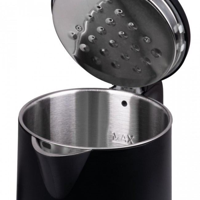 IDEAL Kettle 1.7 l, steel body, power 1500 W, black