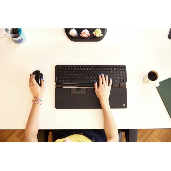 Contour Design RollerMouse Pro Extended Vegan Leather Wrist Rest Wireless Contour Design RollerMouse Pro Extended Vegan Leather Wrist Rest Wireless