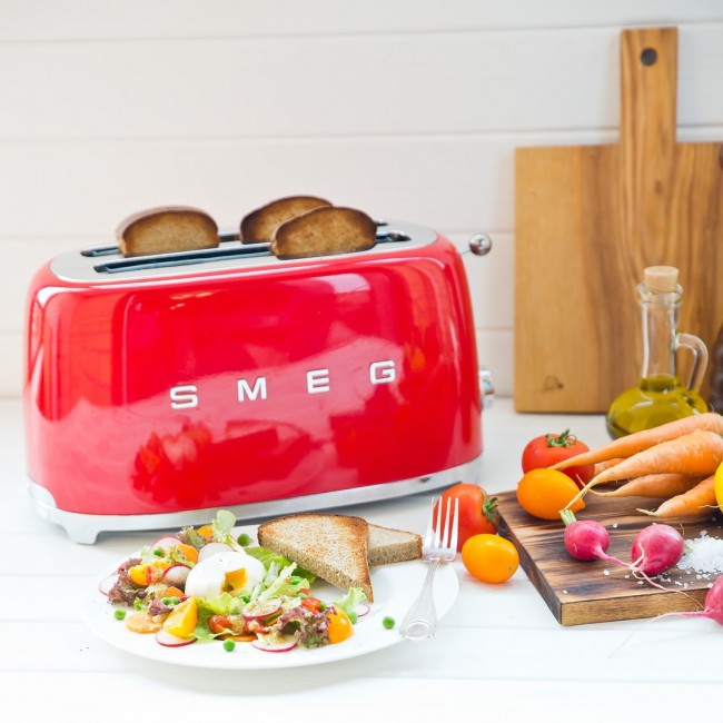 Smeg 50's Style Toaster TSF02RDEU Red Smeg 50's Style Toaster TSF02RDEU Red
