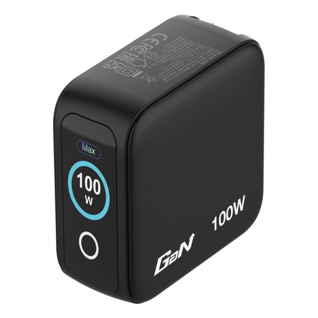 Verbatim Mini GaN Charger 100W with Display