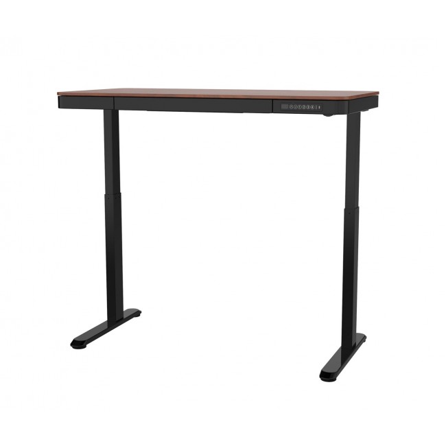 ACTIVEJET desk with electric height adjustment 120x60 ET119S black/walnut