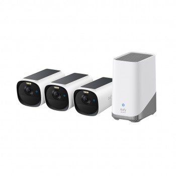 Eufy eufyCam E40 3-Cam Kit + HomeBase S380 Bullet IP security camera Indoor & outdoor 2688 x 1520 pixels Wall