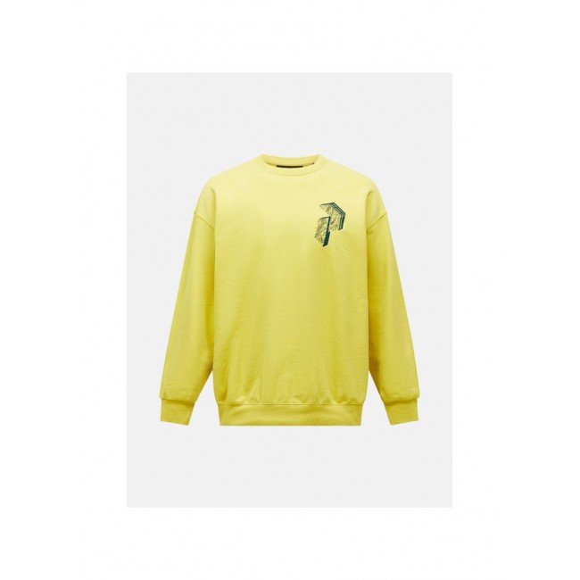 Bluza męska PEAK PERFORMANCE M Terry Graphic Crew kolor ty - L
