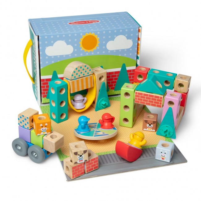 Melissa & Doug MDT BBN Blockables Town Pyst GML