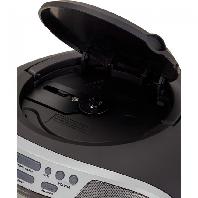 Aiwa BBTU-400SL portable stereo system Analog & digital 6 W FM Silver MP3 playback