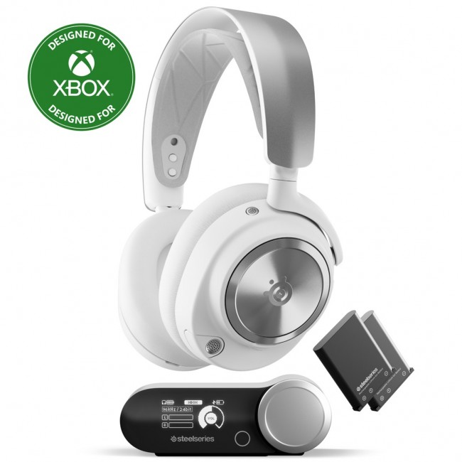 Steelseries 61525 headphones/headset Wired Head-band Gaming USB Type-C White