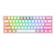 REDRAGON K617-RGB Fizz RGB White/Pink keyboard USB Pink, White