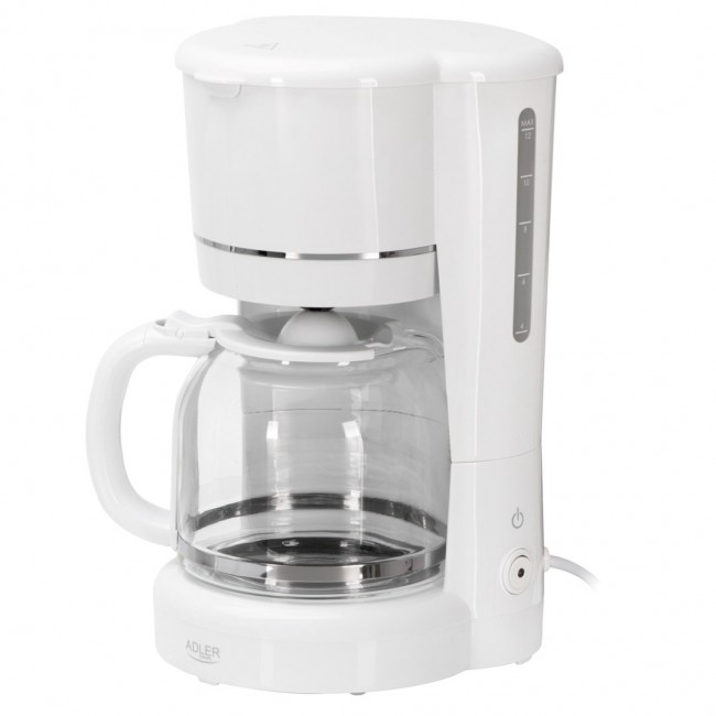 Adler AD 4383w Drip coffee maker for ground coffee 1.5 L white Adler AD 4383w Drip coffee maker for ground coffee 1.5 L white