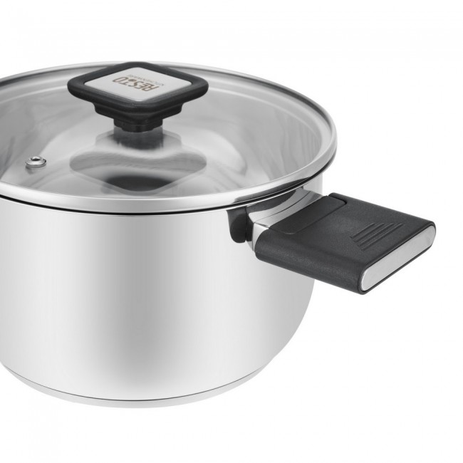 Resto Kitchenware Anser 2.5 L Round Black, Stainless steel Resto Kitchenware Anser 2.5 L Round Black, Stainless steel
