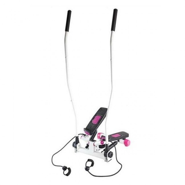 Pink diagonal stepper with movable arms and cables HMS S3085 Pink diagonal stepper with movable arms and cables HMS S3085