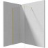 Walk-in shower wall 70 cm