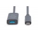Digitus Active USB 3.2 Gen2 10G extension cable, USB-C - USB-A, 5m Digitus Active USB 3.2 Gen2 10G extension cable, USB-C - USB-A, 5m