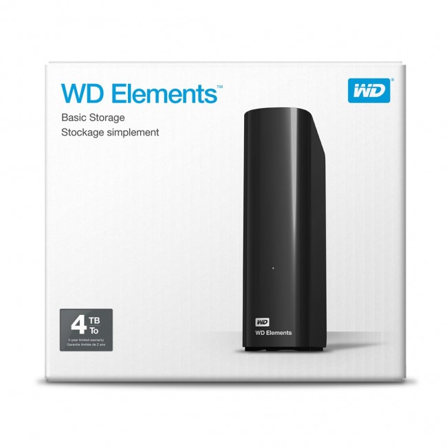 Western Digital WD Elements Desktop external hard drive 4 TB Micro-USB B 3.2 Gen 1 (3.1 Gen 1) Black Western Digital WD Elements Desktop external hard drive 4 TB Micro-USB B 3.2 Gen 1 (3.1 Gen 1) Black