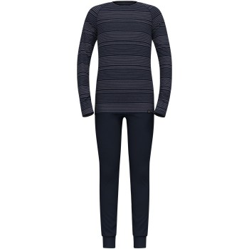 Thermal underwear - Odlo Set ACTIVE WARM Special Set size M Navy blue