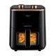 ELDOM FRITTA fat-free fryer capacity 5.0 l adjustable temp. clock 1500 W Single 5 L Stand-alone Hot air fryer Black