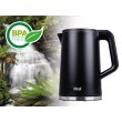 IDEAL Kettle 1.7 l, steel body, power 1500 W, black IDEAL Kettle 1.7 l, steel body, power 1500 W, black