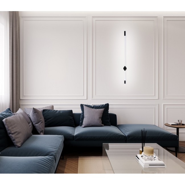 Activejet Lungo Black LED Wall Light
