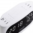Adler AD 1186W alarm clock Digital alarm clock Black, White Adler AD 1186W alarm clock Digital alarm clock Black, White