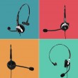 GEQUDIO WA9007 headphones/headset Wired Head-band Office/Call center Black