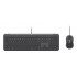 Logitech 920-013343 keyboard Mouse included Home/Office USB QWERTZ German Graphite