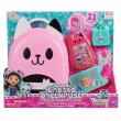 Gabby's Dollhouse , Gabby Girl On-The-Go Travel Set, Pretend Play Travel Toys, Toy Passport, Toy Phone and Compass Charm, Kids Toys for Girls & Boys 3+