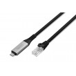 Digitus USB-C - RJ45 Ethernet cable, 1Gbit/s, 15m