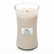 Large WOODWICK Vanilla & Sea Salt Scented Candle, with wooden wick, 1 piece Large WOODWICK Vanilla & Sea Salt Scented Candle, with wooden wick, 1 piece