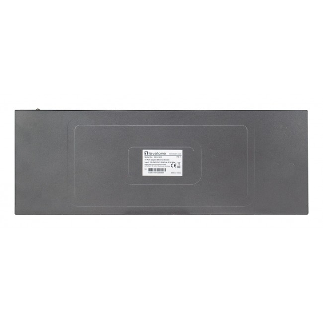 LevelOne GEU-1632 16-Port Gigabit Ethernet Switch, 4-Mode DIP Button, 19