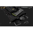 ASUS ROG SLASH Edition 20 backpack Roll top backpack Black Polyester, PU leather