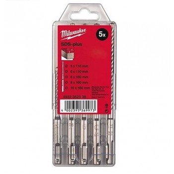 MILWAUKEE WIERT O SDS PLUS M2 KPL. 5pcs. /5-6x110mm - 6-8-10x160mm/.