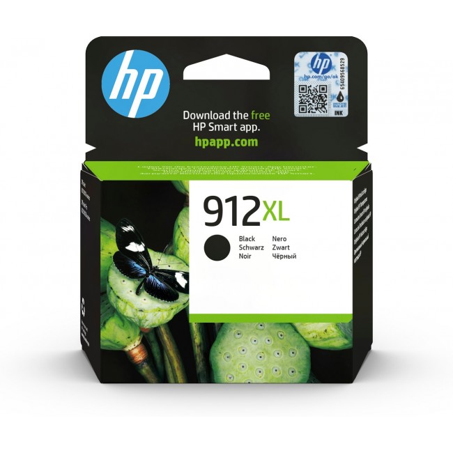 HP 912XL - Hojtydende - sort - origina HP 912XL - Hojtydende - sort - origina