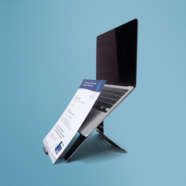 R-Go Tools Laptop stand R-Go Riser Document, ergonomic, foldable and adjustable stand with document holder, black R-Go Tools Laptop stand R-Go Riser Document, ergonomic, foldable and adjustable stand with document holder, black