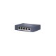 Hikvision DS-3E0505HP-E network links Non-managed Gigabit Ethernet (10/100/1000) PoE support Blue Hikvision DS-3E0505HP-E network links Non-managed Gigabit Ethernet (10/100/1000) PoE support Blue