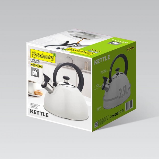 Maestro MR-1302-WG kettle 2.5 L White Maestro MR-1302-WG kettle 2.5 L White