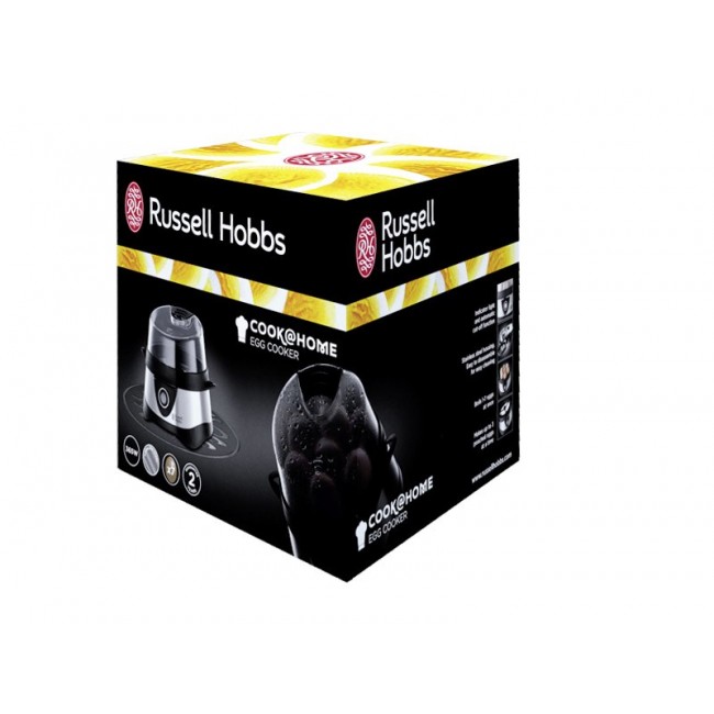 Russell Hobbs Stylo 7 egg(s) 365 W Black, Stainless steel Russell Hobbs Stylo 7 egg(s) 365 W Black, Stainless steel