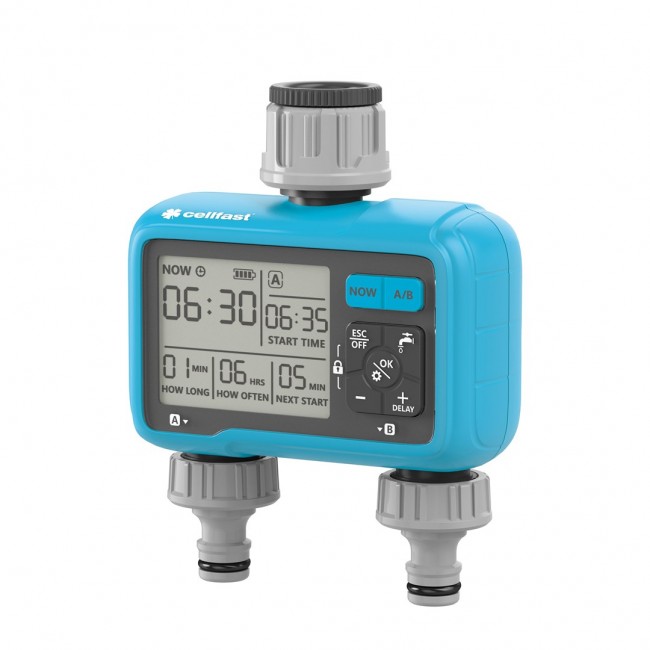 CELLFAST STEROWNIK NAWADNIANIA ELEKTRONICZNY CHRONOS 2-SEKCYJNY /CELLPRO CELLFAST STEROWNIK NAWADNIANIA ELEKTRONICZNY CHRONOS 2-SEKCYJNY /CELLPRO