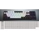 HATOR Rockfall 3 TKL Wireless, black, QMK/VIA, OMA profile white-black keycaps Keyboard - linear mechanical hotswap switches - US - ANSI Layout (HTK850)