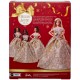 Barbie Signature 2025 Holiday Fashion Doll, Seasonal Collector, Blonde with Silver & Gold Gown
