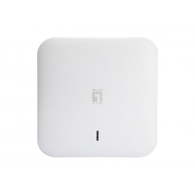 LevelOne AC1200 Dual Band PoE Wireless Access Point, Ceiling Mount, Controller Managed LevelOne AC1200 Dual Band PoE Wireless Access Point, Ceiling Mount, Controller Managed