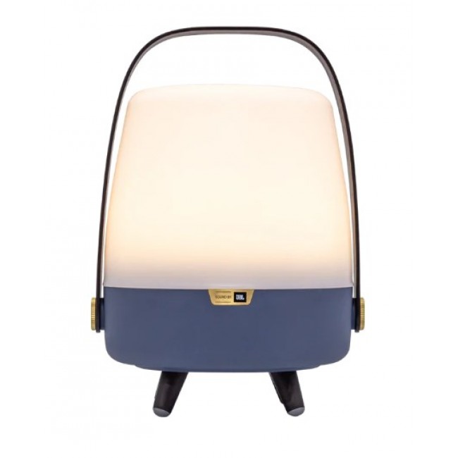Kooduu Lite-up PLAY Mini Mono portable speaker Blue, White, Wood 8 W