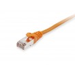 Equip Cat.6A S/FTP Patch Cable, Orange, 25m