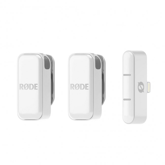 R DE Wireless Micro - 2-channel digital wireless system, Lightning, white