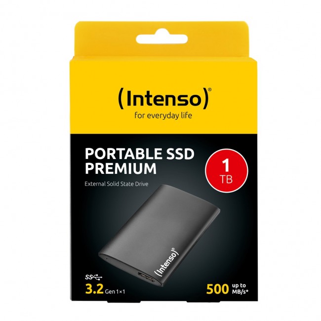 Intenso 3823461 external solid state drive 1 TB USB Type-A 3.2 Gen 1 (3.1 Gen 1) Black Intenso 3823461 external solid state drive 1 TB USB Type-A 3.2 Gen 1 (3.1 Gen 1) Black
