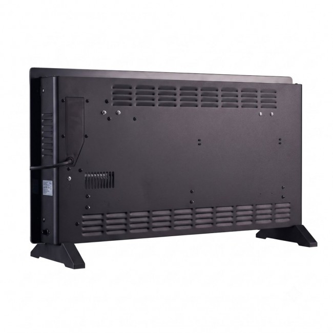 Extralink SMART GLASS PANEL HEATER, BLACK, 2000W, WIFI, LPL-23A-BL