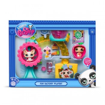 Littlest Pet Shop Fun Factory Set with 2 Figures 00519