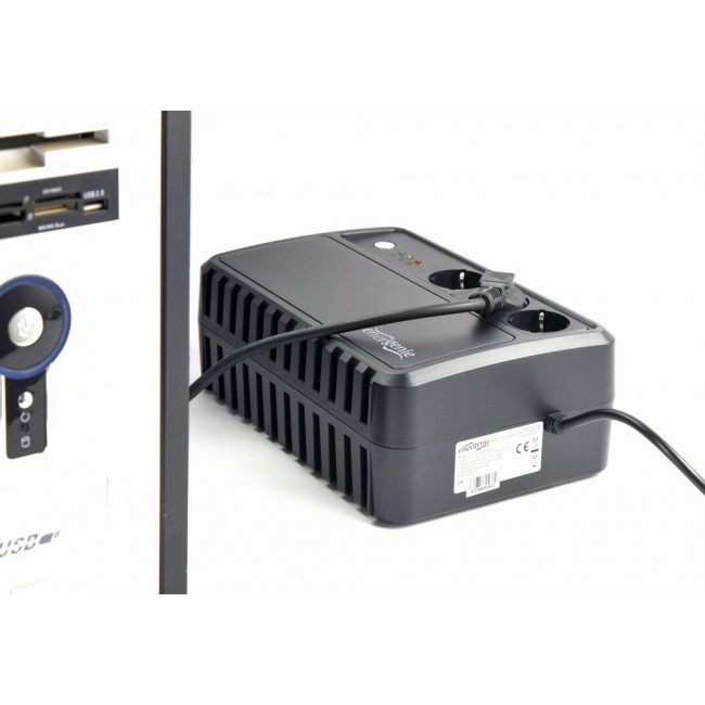 Gembird EG-UPS-3SDT600-01 uninterruptible power supply (UPS) Line-Interactive 0.6 kVA 360 W 3 AC outlet(s) Gembird EG-UPS-3SDT600-01 uninterruptible power supply (UPS) Line-Interactive 0.6 kVA 360 W 3 AC outlet(s)